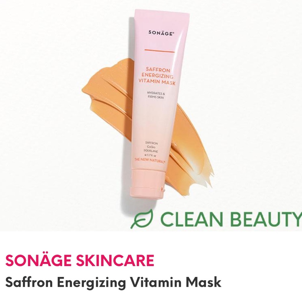 SONÄGE SKINCARE Saffron Energizing Vitamin Mask Size: 50 ml, Full Size